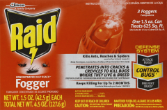RAID MULTI BUG FOGGER 3-PAK                  