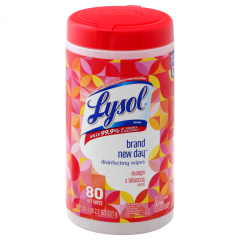 LYSOL DISINFECTING WIPES BRAND NEW DAY 80    