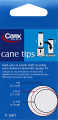 CANE TIP 1" BLK PR A720-00                   