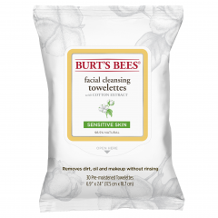 BURTS BEES FACIAL CL TOWEL SENSITIVE 30 CTN/3