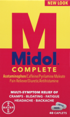 MIDOL COMPLETE CAPLET 40                     