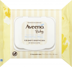 AVEENO BABY SENSITIVE SKIN BABY WIPES 25     