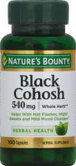 BLACK COHOSH CAP 540 MG 100 NATURAL NB 3511  