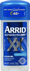 ARRID EXTRA DRY CLEAR GEL COOL SHOWER 2.8 OZ 