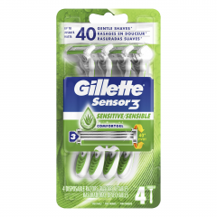 SENSOR 3 BLADE DISPOSABLE RAZOR FOR MEN 4    