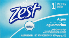 ZEST SOAP BAR AQUA 3.2 OZ                    