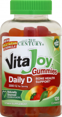 21ST CENTURY VITAJOY DAILY VIT D GUMMY 120   