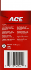 COLD PACK REUSE SOFT FABRIC SM 5 X 10.75" ACE