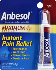 ANBESOL MAXIMUM STRENGTH GEL 0.33 OZ         