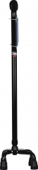 CANE QUAD SM BASE OFFSET BLK                 