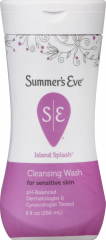 SUMMERS EVE CLEANSING WASH ISLAND SPLASH 9 OZ
