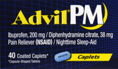 ADVIL PM CAPLET 40                           