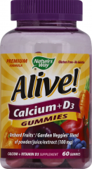ALIVE CALCIUM GUMMIES 60                     