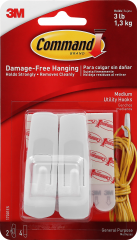COMMAND UTILITY HOOK MD PK/2                 