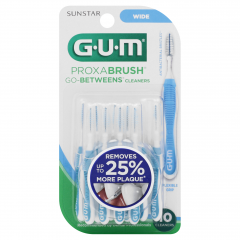 GUM PROXABRUSH GO BETWEEN CLEANERS 10 WIDE   