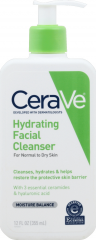 CERAVE HYDRATING FACE CLEANSER BOTTLE 12 OZ  