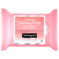 NEUTROGENA OIL FREE PINK/GF CLEAN WIPE 25    