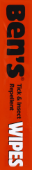 BEN'S TICK & INSECT REPELLENT W/DEET WIPE 12 
