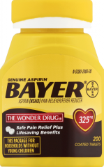 BAYER ASPIRIN TAB 325 MG 200                 