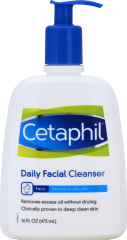 CETAPHIL DAILY FACIAL CLEANSER 16 OZ         