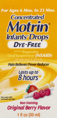 MOTRIN INFANT IBUPROFEN DYE FR DROP BERRY 1OZ