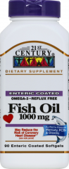 FISH OIL EC 1000 MG SOFTGEL 90               