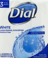 DIAL SOAP BATH SIZE WHITE 4 OZ 3 PACK        